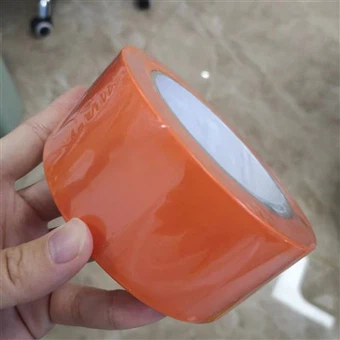 Oranye PVC Perbaikan Tape Bangunan Pipa Listrik Kualitas Tinggi 50mm 33m Roll