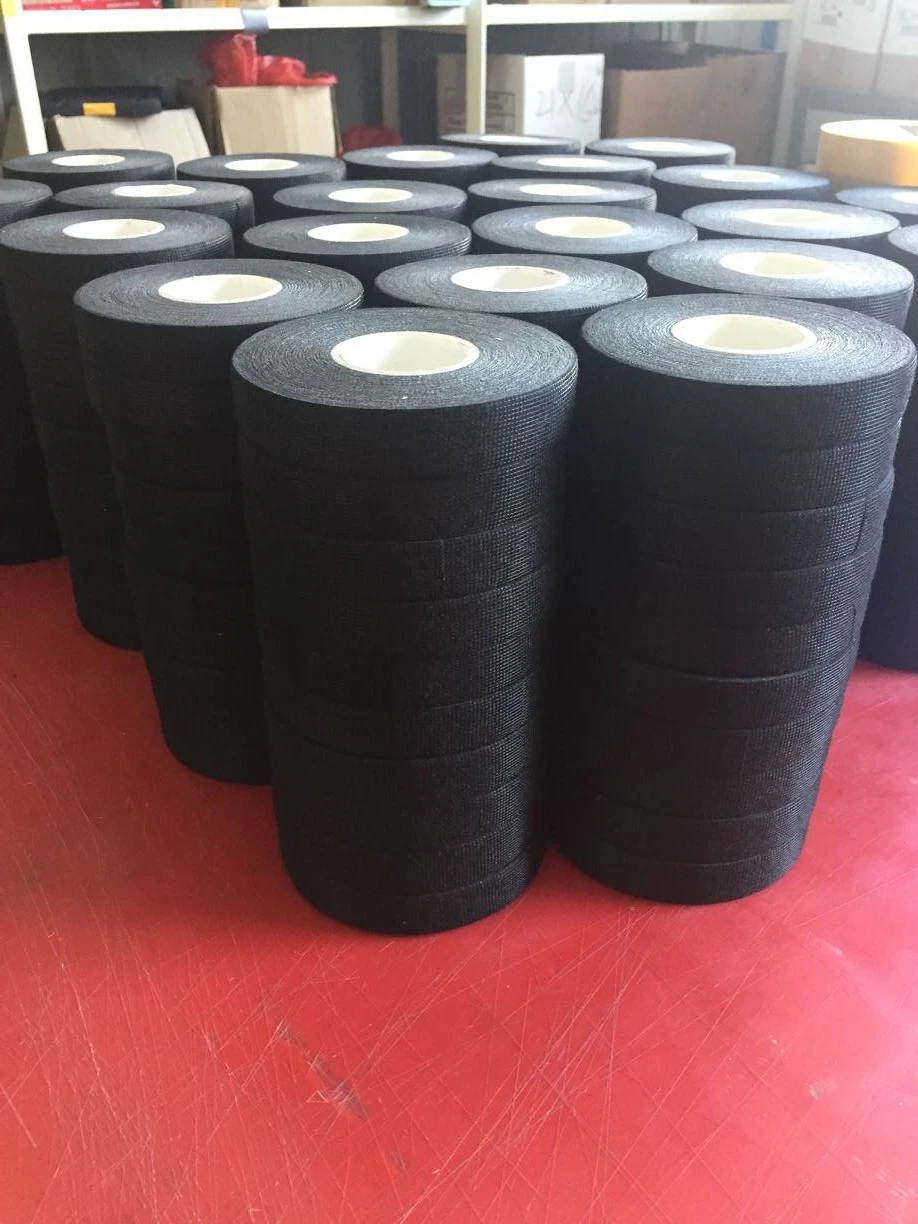 PET Fleece Black Cotton Tape