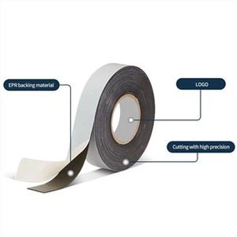 Tegangan Tinggi HT Isolasi Self Fusing Rubber Splicing Tape 25-35KV